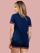 Pijama Com Botões Pós Cirúrgico Blogueira Amamentação Americano