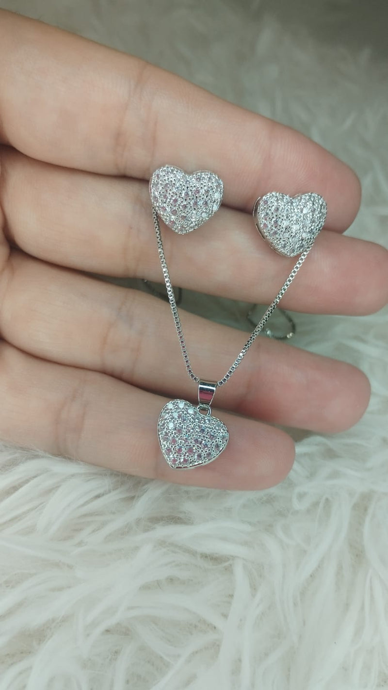 Conjunto Feminino colar + brinco