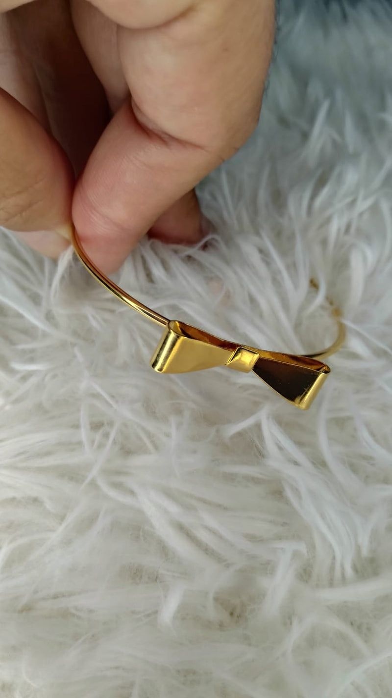 Bracelete Laço Dourado