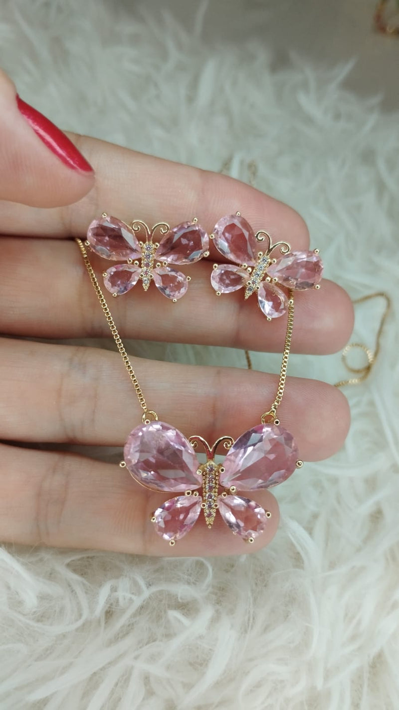 Conjunto colar + Brincos